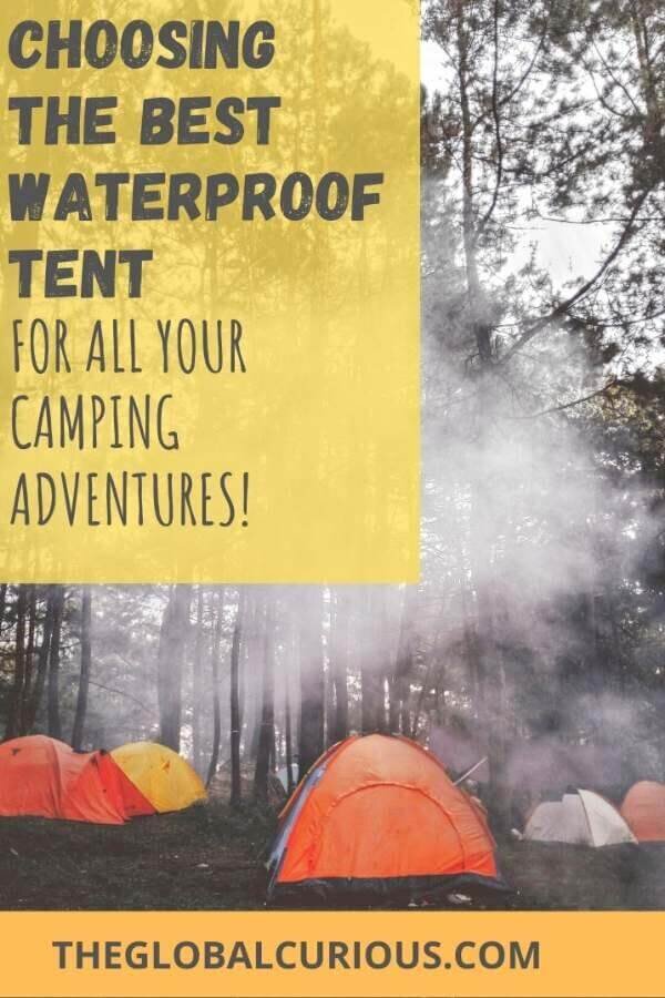 Top selection of the Best Waterproof Tents - Pinterest Pin