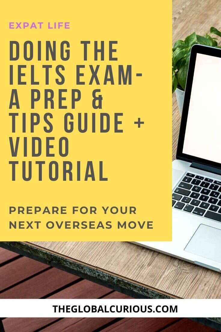 Tips for doing the IELTS Exam - Pinterest Pin